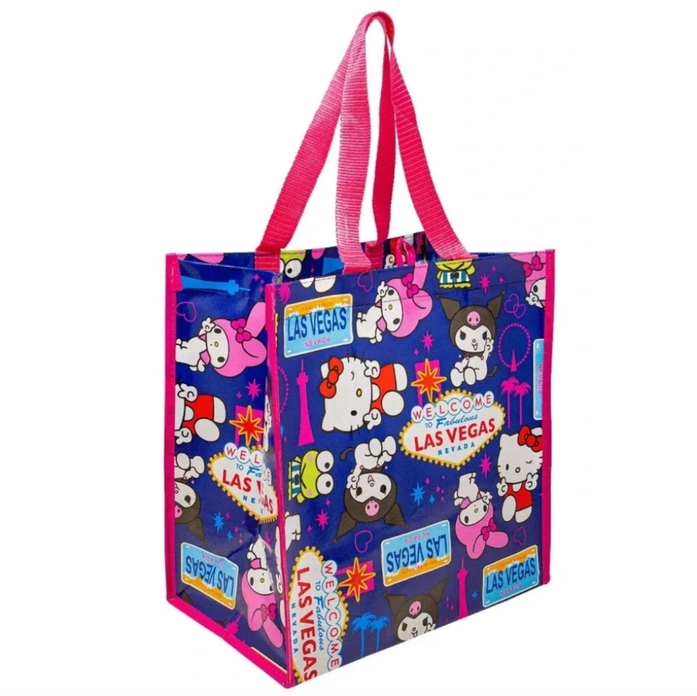 Sanrio Peace Sign Las Vegas Reusable Tote Bag